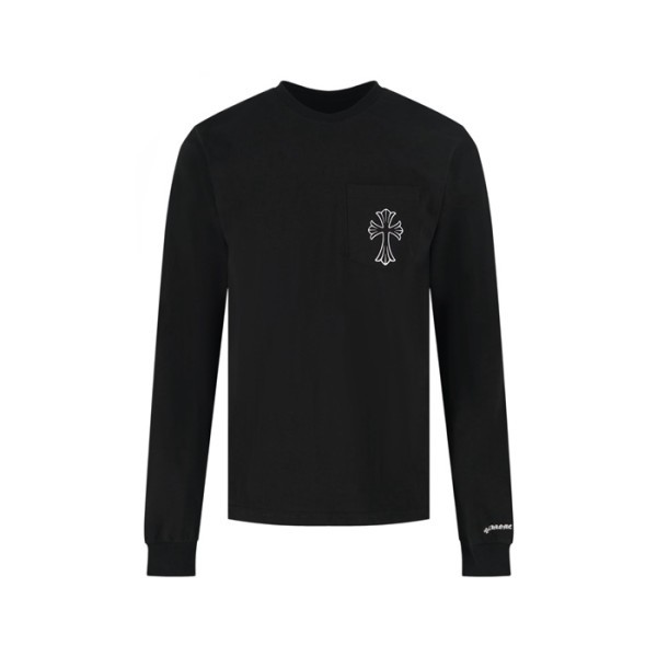 크롬하츠 여성 라운드 긴팔티 - Chrome Hearts Womens Round Tshirt - chc14204x