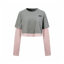 미우미우 여성 라운드 긴팔티 - Miumiu Womens Round Tshirt - mic16392x