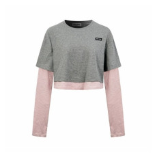 미우미우 여성 라운드 긴팔티 - Miumiu Womens Round Tshirt - mic16392x