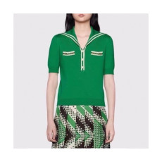 매장판]Gucci 2020 Womens Logo Short Sleeved Polo Tshirts - 구찌 2020 여성 로고 폴로 반팔티 Guc03342x.Size(s - l).그린