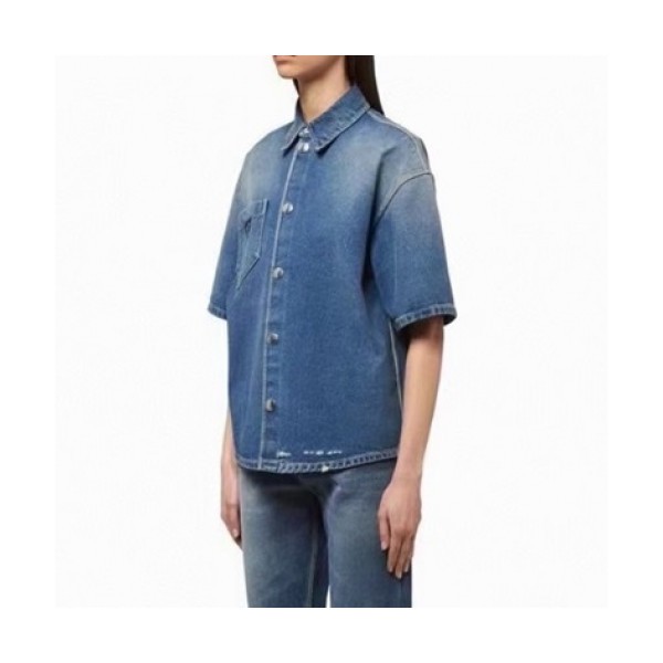 Prada Womens Basic Tshirts - 프라다 여성 베이직 폴로 반팔티 Pra2292x