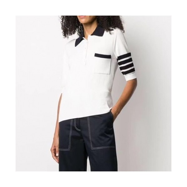 Thom Browne Womens Polo Tshirts - 톰브라운 여성 폴로 반팔티 - Thom1290x