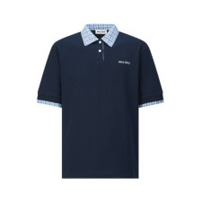 미우미우 남성 폴로 반팔 티셔츠 - Miumiu Mens Polo Tshirt - mic14092x