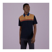 구찌 남성 블루 폴로 반팔티 - Gucci Mens Blue Short sleeved T-shirts - gu326x