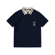 구찌 남/녀 네이비 폴로 반팔티 - Gucci Unisex Navy Short sleeved Tshirts - gu675x