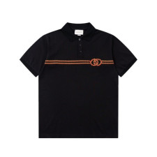 구찌 남/녀 블랙 폴로 반팔티 - Gucci Unisex Black Short sleeved Tshirts - gu780x
