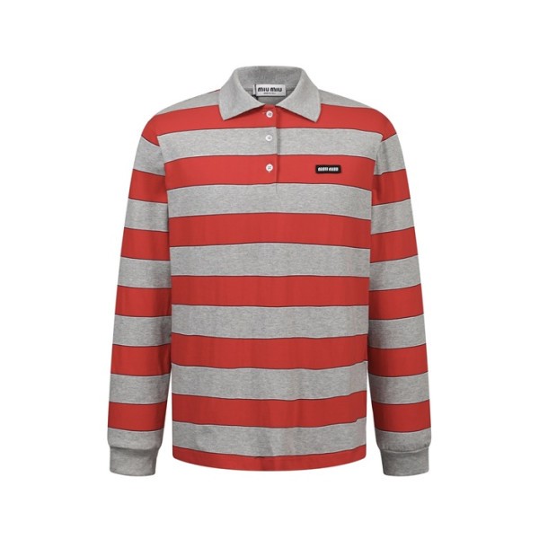 미우미우 남성 폴로 긴팔티 - Miumiu Mens Polo Tshirt - mic14638x