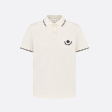 디올 여성 화이트 폴로 반팔티 - Dior Womens White Tshirts - dic965x