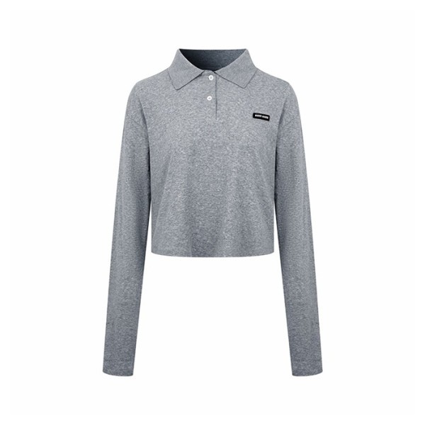 미우미우 여성 폴로 반팔 티셔츠 - Miumiu Womens Polo Tshirt - mic16279x