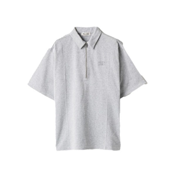 미우미우 여성 폴로 티셔츠 - Miumiu Womens Polo Tshirt - mic16329x