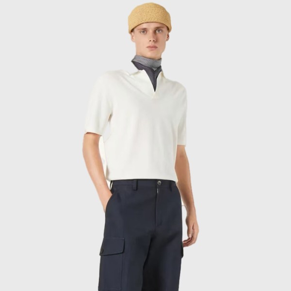 로로피아나 남성 폴로 반팔티 - Loro Piana Mens Polo Tshirt - lpc15650x