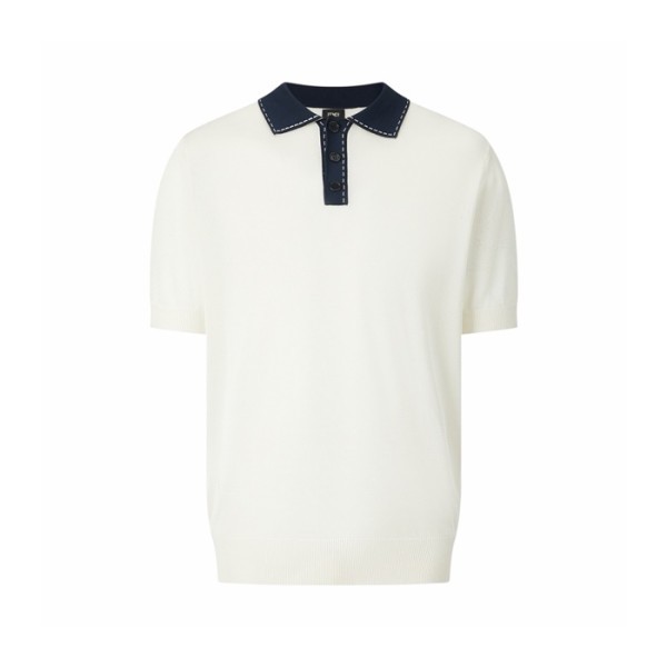펜디 남성 폴로 반팔 티셔츠 - Fendi Mens Polo Tshirt - fec15918x