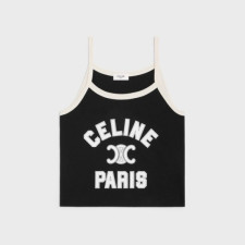 셀린느 여성 블랙 나시 - Celine Womens Sleeveless Tshirt - cec985x