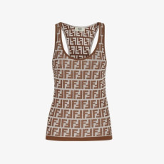 펜디 여성 라운드 나시 - Fendi Womens Round Tshirt - fec2221x