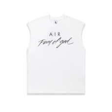 피어오브갓 남성 화이트 나시 - Fear of god Mens Sleeveless Tshirts - fec825x