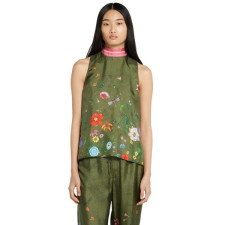 구찌 여성 라운드 나시 - Gucci Womens Sleeveless Tshirt - guc8058x
