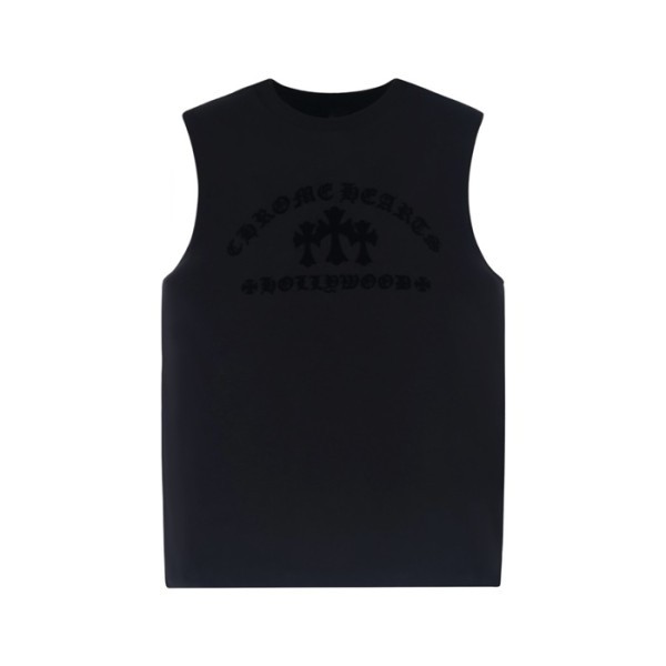 크롬하츠 남성 라운드 나시 - Chrom Hearts Mens Sleeveless Top - chc14473x