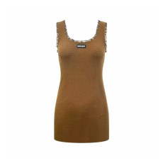 미우미우 여성 라운드 나시 - Miumiu Womens Round Sleeveless Top - mic15439x
