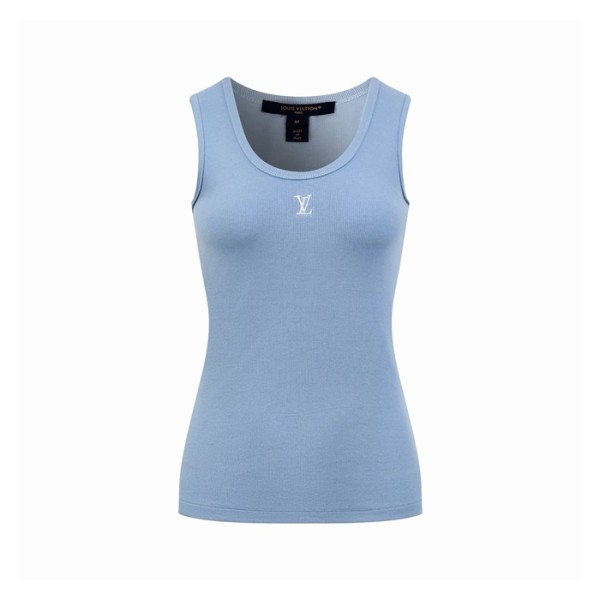 루이비통 여성 라운드 나시 - Louis vuitton Womens Round Sleeveless Tshirt - lvc15776x