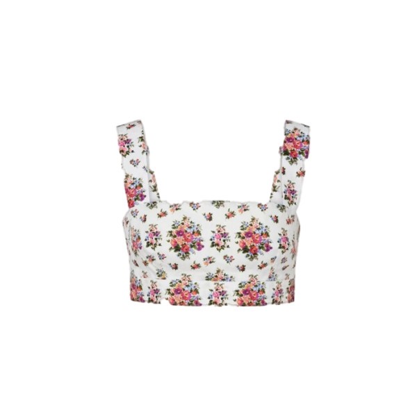 돌체앤가바나 여성 플로럴 크롭 탑 - Dolce&Gabbana Womens Floral Cropped Tops - doc16006x