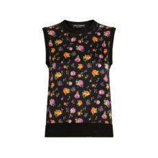 돌체앤가바나 여성 플로럴 탱크탑 - Dolce&Gabbana Womens Floral Tank Top - doc16030x