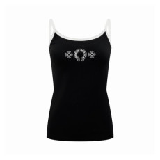 크롬하츠 여성 라운드 나시 - Chrome Hearts Womens Sleeveless Top - chc16017x