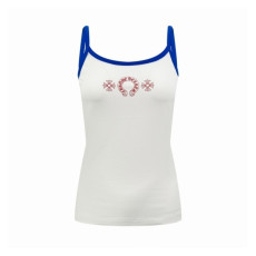 크롬하츠 여성 라운드 나시 - Chrome Hearts Womens Sleeveless Top - chc16018x