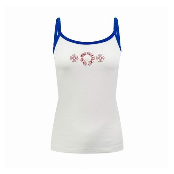 크롬하츠 여성 라운드 나시 - Chrome Hearts Womens Sleeveless Top - chc16018x