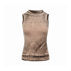 아크네 스튜디오 여성 크루넥 나시 - Acne Studio Womens Round Sleeveless Top - anc16230x