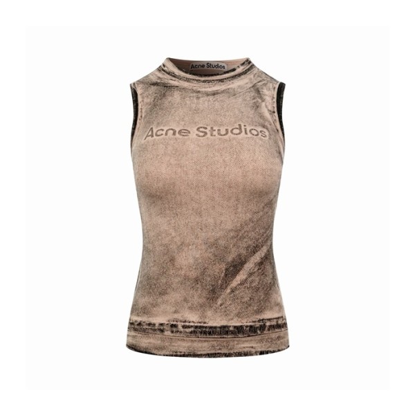 아크네 스튜디오 여성 크루넥 나시 - Acne Studio Womens Round Sleeveless Top - anc16230x
