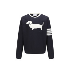 톰브라운 남/녀 라운드 니트 - Thom Browne Unisex Knitwear - thc8889x