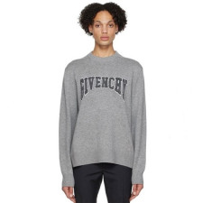 지방시 여성 그레이 컬리지 스웨터 - Givenchy Womens Gray Knits - gic916x