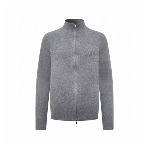 디올 남성 집업 스웨터 - Dior Mens Zip-up Sweater - dic8934x