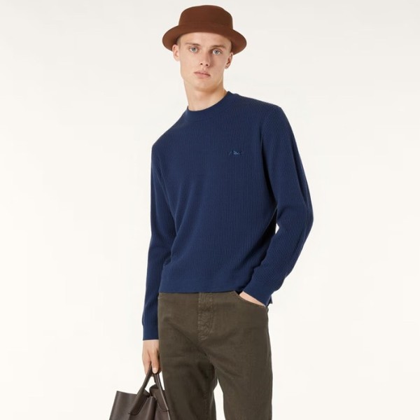 로로피아나 남성 라운드 스웨터 - Loro Piana Mens Round Sweater - lpc12477x