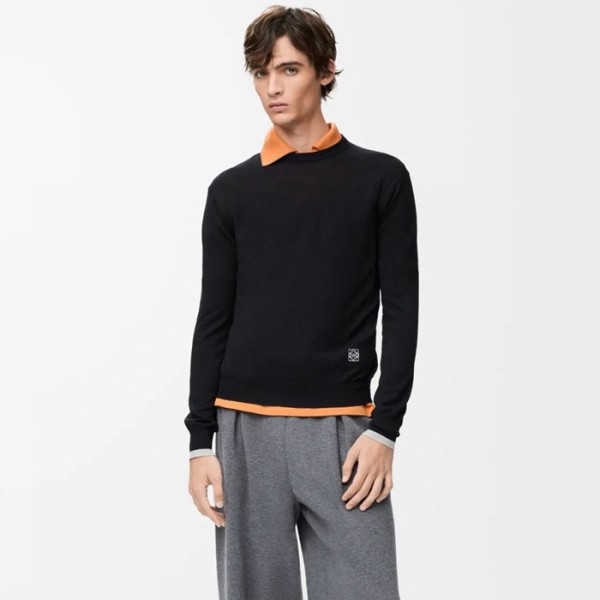 로에베 남성 라운드 스웨터 - Loewe Mens Round Sweater - loc12692x