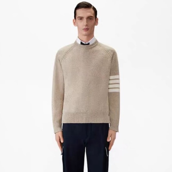톰브라운 남성 라운드 스웨터- Thom Browne Mens Round Sweater - thc13037x