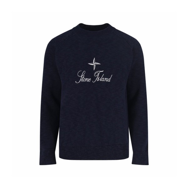 스톤아일랜드 남성 크루넥 니트 - Stone Island Mens Round Knitwear - stc13038x