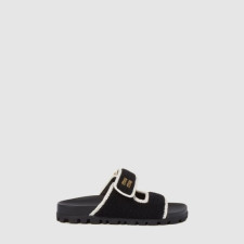 미우미우 여성 크로셰 니트 슬라이드 - Miumiu Womens Crochet Knit Slide - mis6985x