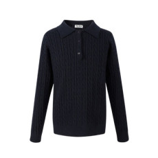 미우미우 여성 폴로 니트 - Miumiu Womens Polo Knitwear - mic8044x
