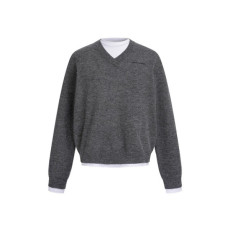 미우미우 남/녀 브이넥 니트웨어 - Miumiu Unisex V-neck Knitwear - mic8069x