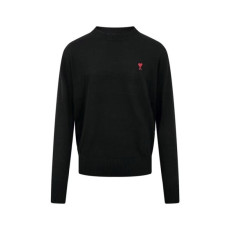 아미 남/녀 라운드 니트 - Ami Unisex Round Knitwear - amc8122x