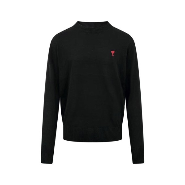 아미 남/녀 라운드 니트 - Ami Unisex Round Knitwear - amc8122x