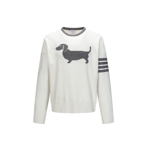 톰브라운 여성 라운드 니트 - Thom Browne Womens Knitwear - thc8888x