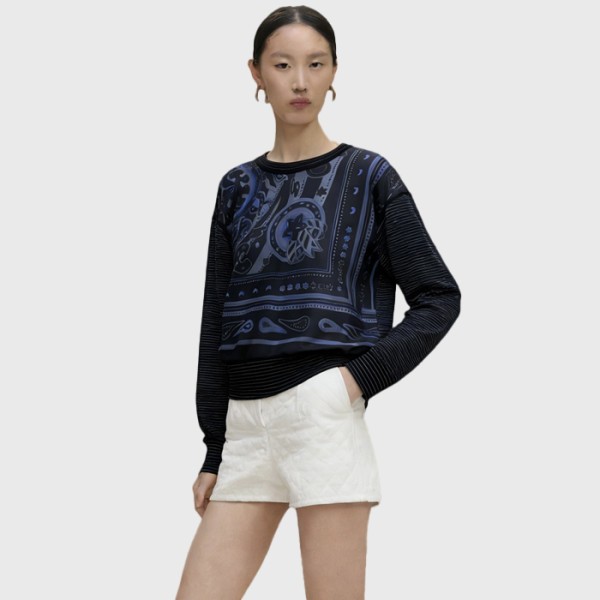 에르메스 여성 라운드 스웨터 - Hermes Womens Round Knitwear - guc15752x