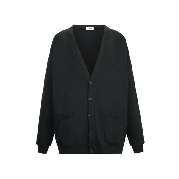 셀린느 남성 브이넥 가디건 - Celine Mens V-neck Cardigan - lvc1846x
