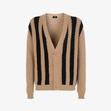 펜디 남성 브이넥 가디건 - Fendi Mens V-neck Cardigan - fec2473x