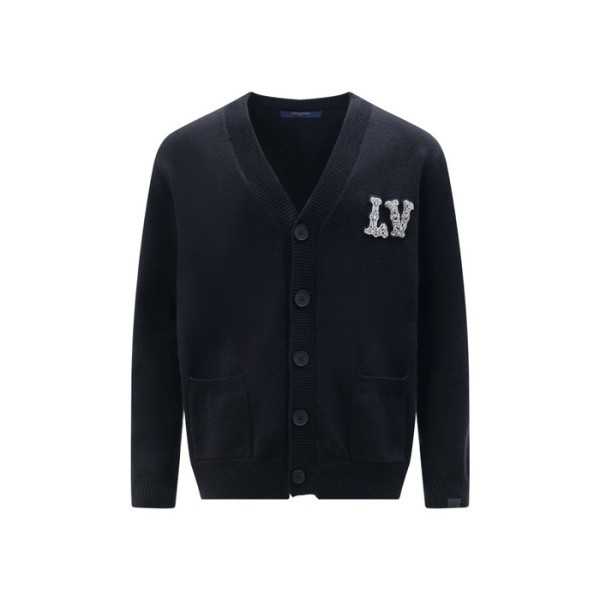 루이비통 남성 브이넥 가디건 - Louis vuitton Mens Cardigan - lvc3572x