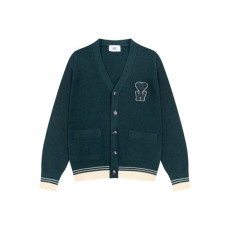 아미 남/녀 브이넥 가디건 - Ami Unisex V-neck Cardigan - amc7749x