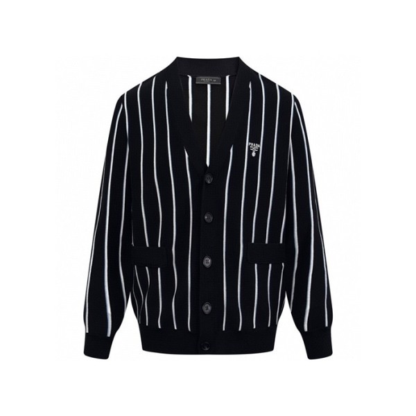 프라다 남성 브이넥 가디건 - Prada Mens V-neck Cardigan - prc7838x