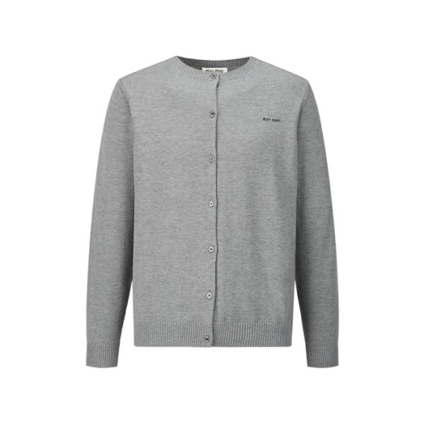 미우미우 여성 라운드 가디건 - Miumiu Womens Round Cardigan - muc4147x